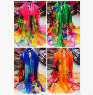 Chiffon long towel large beach towels wholesale