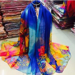 Chiffon long towel large beach towels wholesale