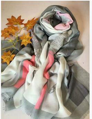 Printed satin plane leisure cotton linen scarf wholesale