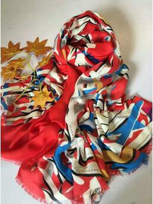 Printed satin plane leisure cotton linen scarf wholesale