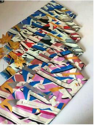 Printed satin plane leisure cotton linen scarf wholesale