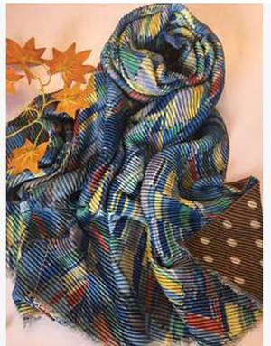 Double-sided irregular pattern printing imitation cashmere scarf wholesale