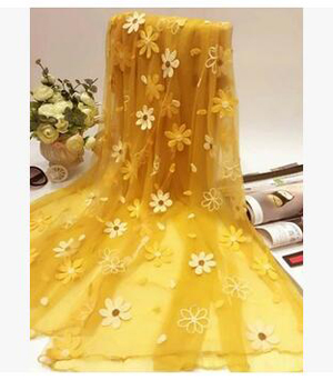 Hand embroidery double embroidered scarves wholesale