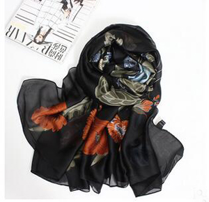 Printing seaside holiday beach towels scarf wholesale