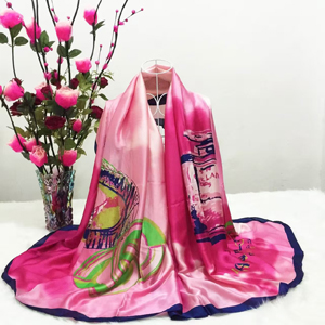 Dazzle colour silk scarves wholesale