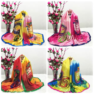 Dazzle colour silk scarves wholesale