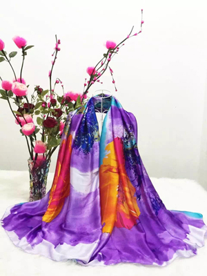 Female gorgeous silk scarves wholesale
