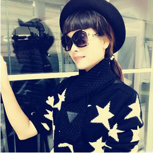 Wool triangle leather label scarves wholesale