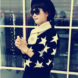 Pure color knitting wool scarf wholesale