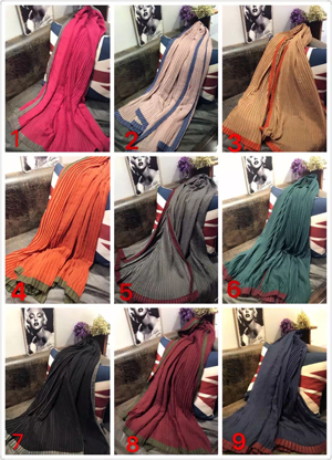 Female pleated color matching silk scarf wholesale