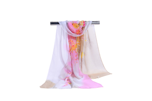 Female stitching color chiffon scarf wholesale