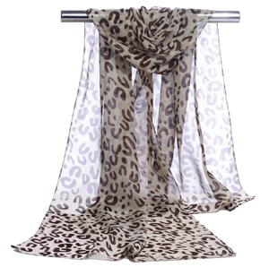 Female chiffon irregular U design scarf wholesale