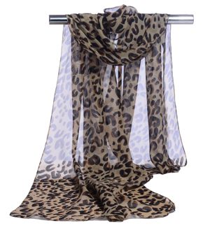 Female chiffon irregular U design scarf wholesale