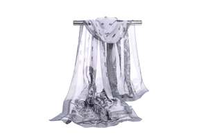 Female national snow spinning scarf wholesale