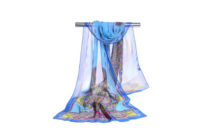Female national snow spinning scarf wholesale