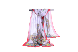 Female national snow spinning scarf wholesale
