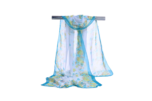 Female chiffon pure fresh small flower scarf wholesale