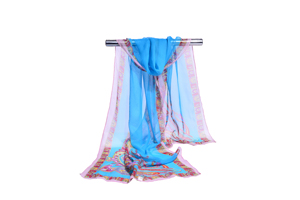Female bright color chiffon scarf wholesale