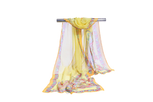 Female bright color chiffon scarf wholesale