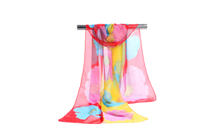 Female daisy chiffon scarf wholesale