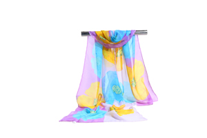 Female daisy chiffon scarf wholesale