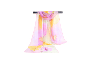 Female daisy chiffon scarf wholesale