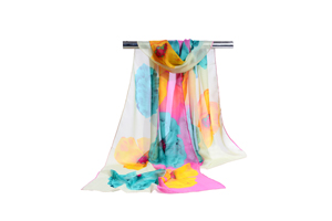 Female daisy chiffon scarf wholesale