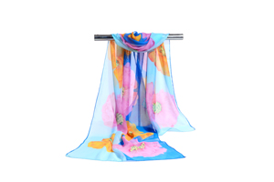 Female daisy chiffon scarf wholesale