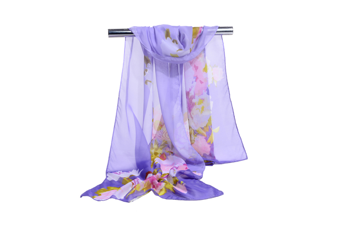 Female Chinaroses chiffon scarf wholesale
