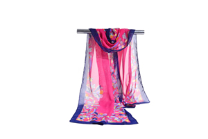 Female clovers chiffon scarf wholesale