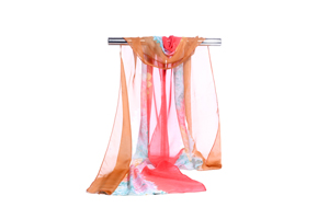 Female gradient chiffon scarf wholesale