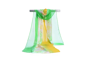 Female gradient chiffon scarf wholesale