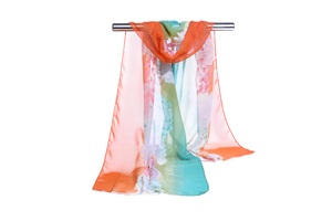 Female gradient chiffon scarf wholesale