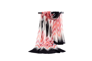 Female wavy lines chiffon scarf wholesale