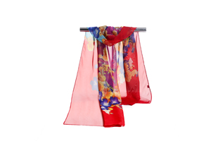 Female lotus chiffon scarf wholesale