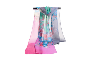 Female lotus chiffon scarf wholesale