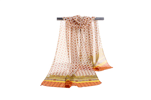 Female chiffon irregular pattern scarf wholesale