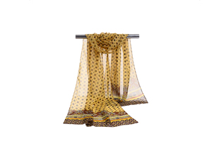 Female chiffon irregular pattern scarf wholesale