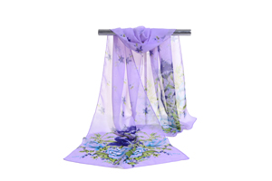 Female fresh seaweed chiffon scarf wholesale