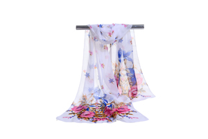 Female fresh seaweed chiffon scarf wholesale
