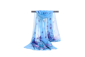 Female fresh seaweed chiffon scarf wholesale