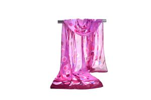 Female circle pattern chiffon scarf wholesale