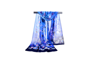 Female circle pattern chiffon scarf wholesale
