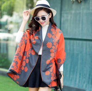Female embroidery ethnic wind flowers shawls wholesale