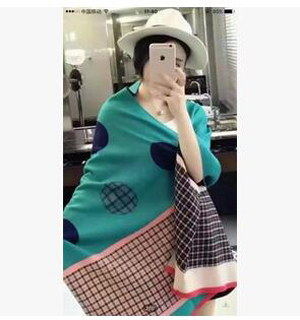 Globe pattern imitation cashmere scarf shawl wholesale