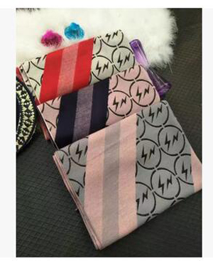 Imitation cashmere lightning pattern thick long joker scarf wholesale