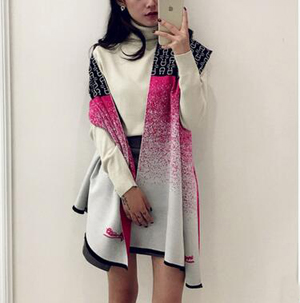 Mud letters warm shawl scarf wholesale