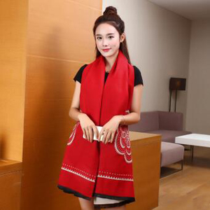 Double-sided joker imitation cashmere scarf wholesale