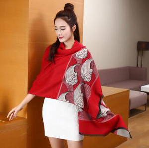 Jacquard female imitation cashmere scarf shawl wholesale