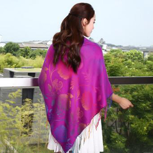 Colorful season female imitation cashmere shawl scarf wholesale
